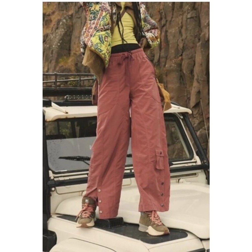 Free People Movement Stadium Pants Henna XS Maroon Red
